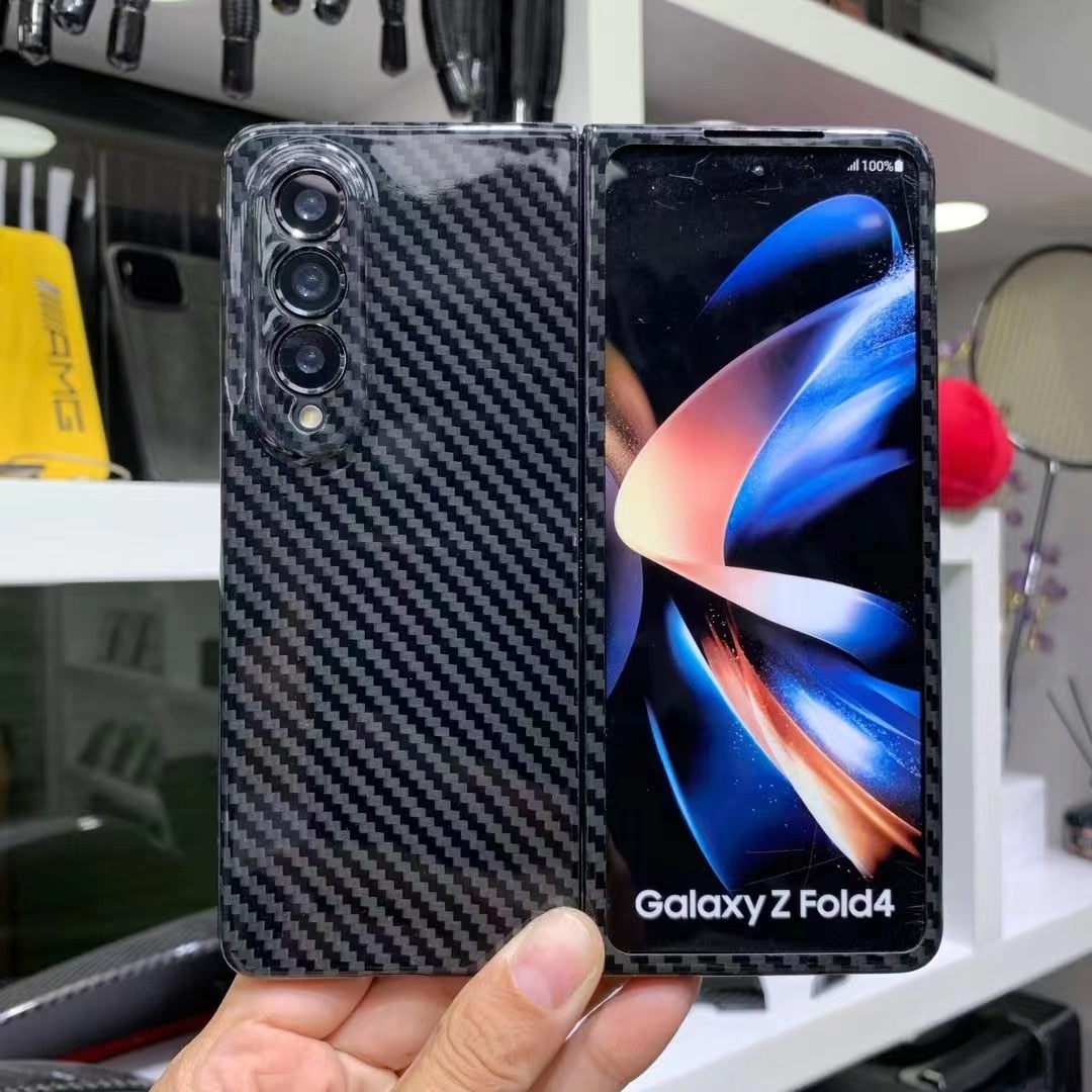 YTF-Carbon Fiber Case For Samsung Galaxy Z Fold - Premium Mobile Phone Cases from Dressmycell.com - Just $44.00! Shop now at Dressmycell.com YTF-Carbon Fiber Case For Samsung Galaxy Z Fold - Premium Mobile Phone Cases from Dressmycell.com - Just $44.00! Shop now at Dressmycell.com